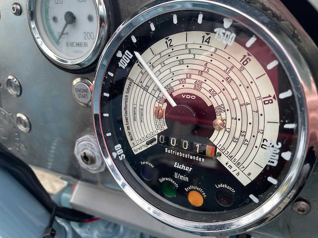 1965 eicher em 300 wotan königstiger oldtimer tractor 40km/h - afbeelding 11 van  64