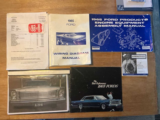 1965 ford galaxie 500 personenauto - afbeelding 52 van  58