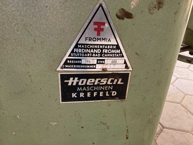 1965 frommia 600 afkortcirkelzaagmachine - afbeelding 4 van  8