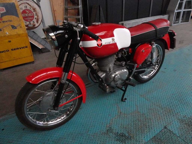1965 gilera giubileo super 202 | italian classic motorcycle - afbeelding 8 van  9
