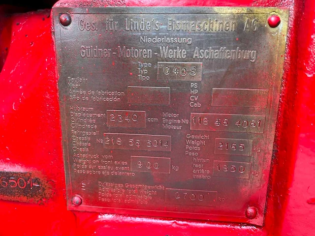 1965 guldner g45s oldtimer tractor - afbeelding 27 van  52