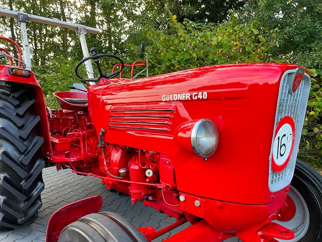 1965 guldner g45s oldtimer tractor - afbeelding 38 van  52
