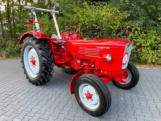 1965 guldner g45s oldtimer tractor - afbeelding 9 van  52