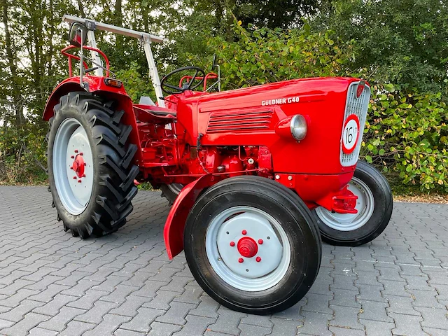 1965 guldner g45s oldtimer tractor - afbeelding 34 van  52
