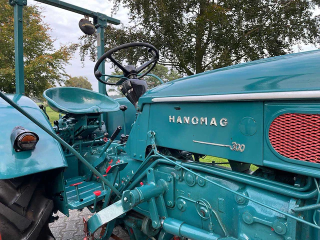 1965 hanomag perfekt 300 oldtimer tractor - afbeelding 24 van  46