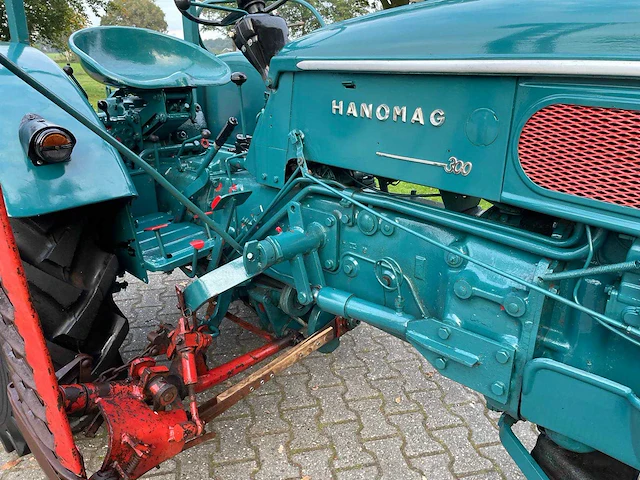 1965 hanomag perfekt 300 oldtimer tractor - afbeelding 19 van  46