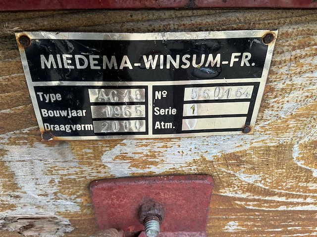 1965 miedema platte wagen - afbeelding 6 van  14