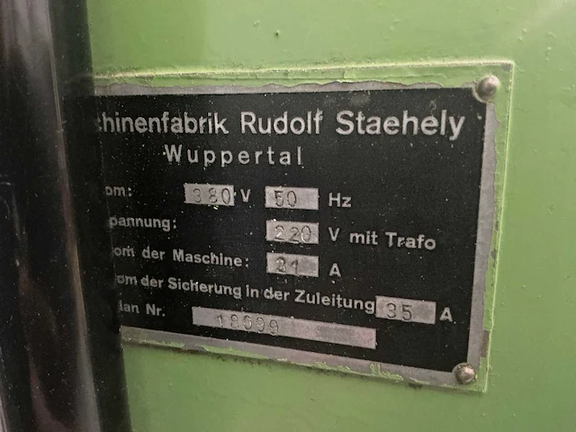 1965 staehely sh180 afwikkel freesmachine - afbeelding 20 van  38