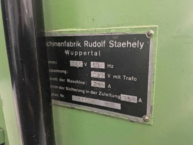 1965 staehely sh180 afwikkel freesmachine - afbeelding 39 van  46