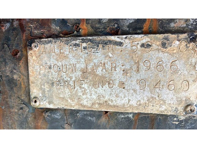 1966 american 599 c dragline kraan - afbeelding 22 van  29