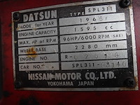 1966 datsun fairlady 1600 roadster | japanese classic sports car - afbeelding 45 van  64