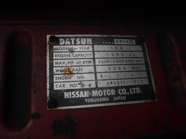 1966 datsun fairlady 1600 roadster | japanese classic sports car - afbeelding 20 van  64