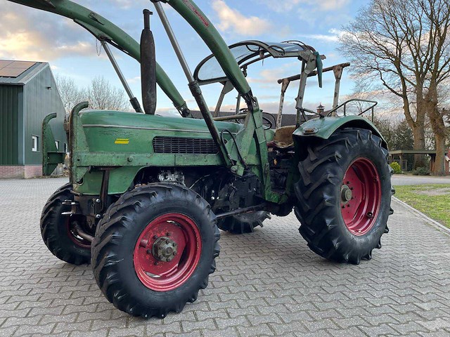 1966 fendt favorit 3sa rundhauber 4x4 oldtimer tractor - afbeelding 2 van  8