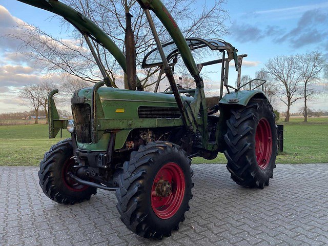 1966 fendt favorit 3sa rundhauber 4x4 oldtimer tractor - afbeelding 11 van  50