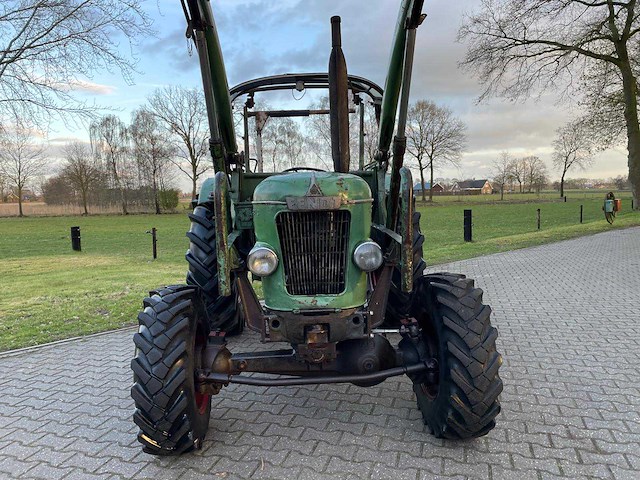 1966 fendt favorit 3sa rundhauber 4x4 oldtimer tractor - afbeelding 4 van  8