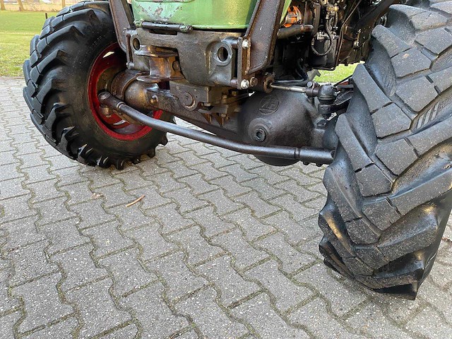 1966 fendt favorit 3sa rundhauber 4x4 oldtimer tractor - afbeelding 13 van  50