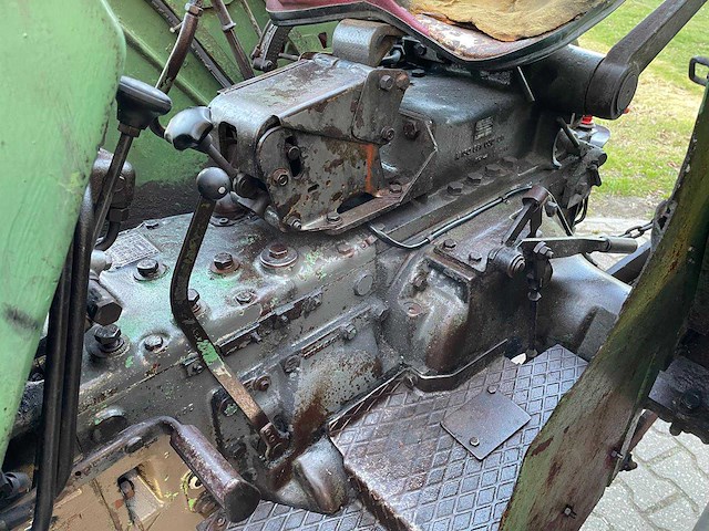 1966 fendt favorit 3sa rundhauber 4x4 oldtimer tractor - afbeelding 14 van  50