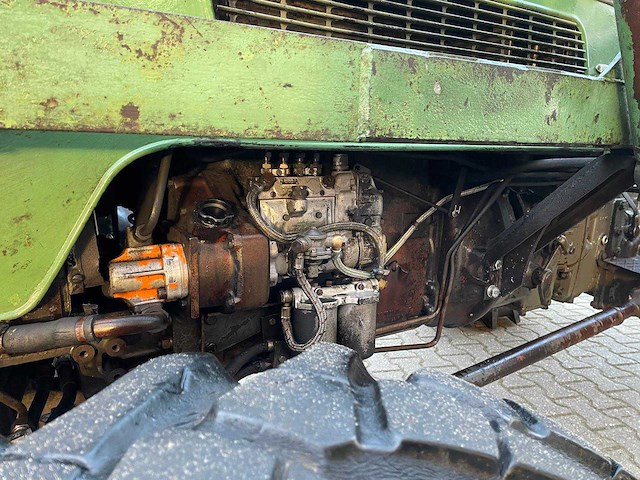 1966 fendt favorit 3sa rundhauber 4x4 oldtimer tractor - afbeelding 21 van  50