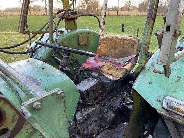 1966 fendt favorit 3sa rundhauber 4x4 oldtimer tractor - afbeelding 23 van  50