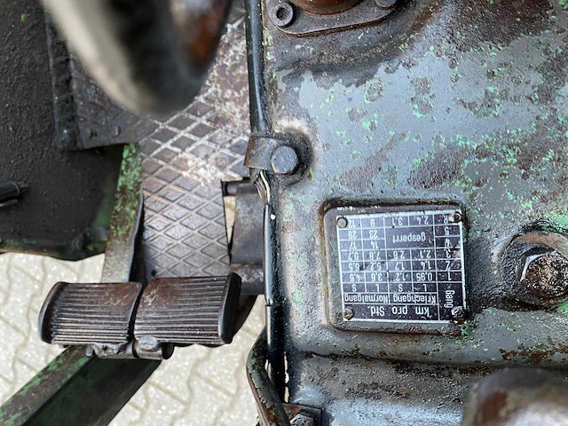 1966 fendt favorit 3sa rundhauber 4x4 oldtimer tractor - afbeelding 38 van  50