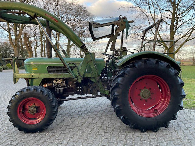 1966 fendt favorit 3sa rundhauber 4x4 oldtimer tractor - afbeelding 48 van  50