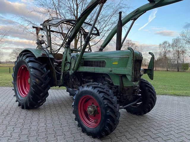 1966 fendt favorit 3sa rundhauber 4x4 oldtimer tractor - afbeelding 8 van  8
