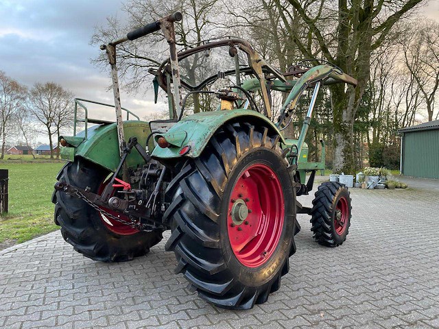 1966 fendt favorit 3sa rundhauber 4x4 oldtimer tractor - afbeelding 43 van  50