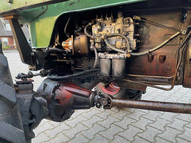 1966 fendt favorit 3sa rundhauber 4x4 oldtimer tractor - afbeelding 14 van  50