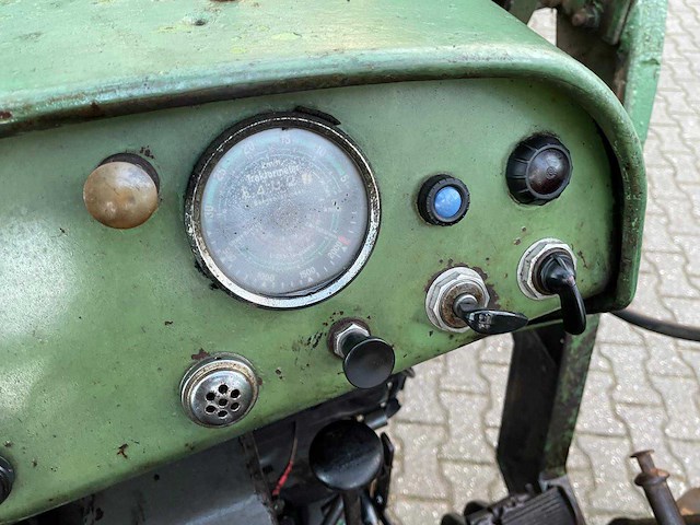 1966 fendt favorit 3sa rundhauber 4x4 oldtimer tractor - afbeelding 39 van  50