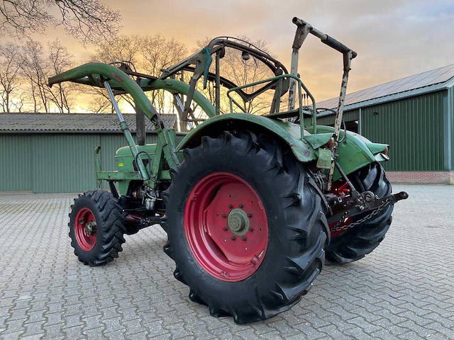 1966 fendt favorit 3sa rundhauber 4x4 oldtimer tractor - afbeelding 50 van  50