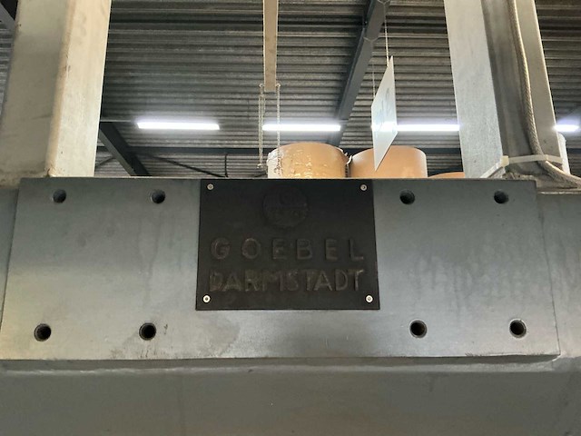 1966 goebel darmstadt u7m-1600 industriële papierverwerkingsmachine - afbeelding 30 van  42