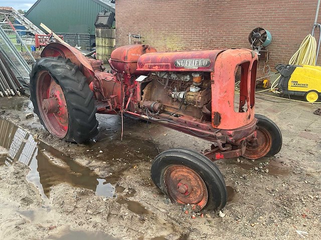 1966 nuffield 4dm/6dm 6 cilinder oldtimer tractor - afbeelding 17 van  23
