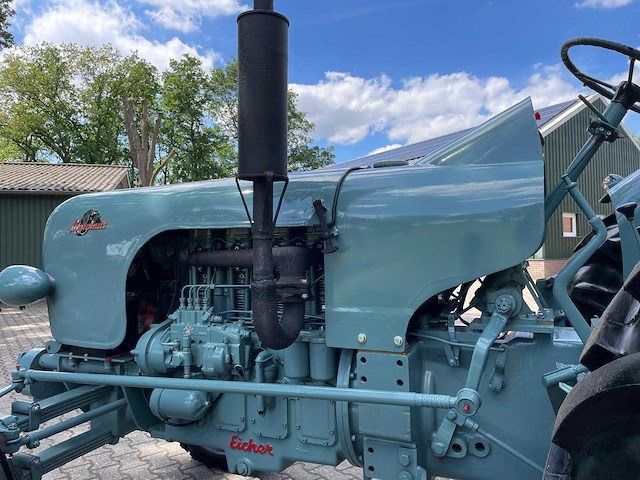 1967 eicher em600s oldtimer tractor - afbeelding 32 van  49