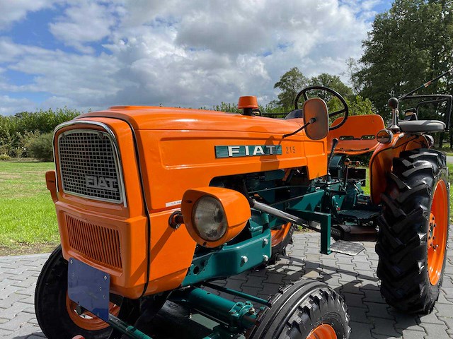 1967 fiat 215 oldtimer tractor - afbeelding 6 van  54