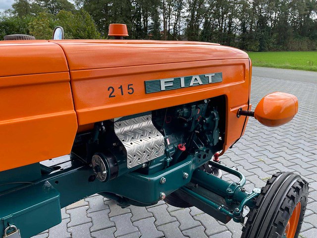 1967 fiat 215 oldtimer tractor - afbeelding 36 van  54
