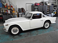 1967 triumph tr4a surrey top | british classic sports car - afbeelding 81 van  83