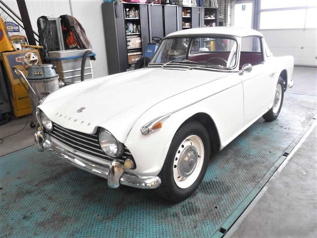 1967 triumph tr4a surrey top | british classic sports car - afbeelding 80 van  83