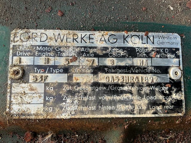 1968 ford taunus 2300s 20-ts-p7a coupé personenauto - afbeelding 30 van  33