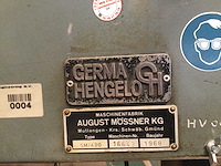 1968 mossner rekord sm/420 lintzaagmachine metaal - afbeelding 5 van  8