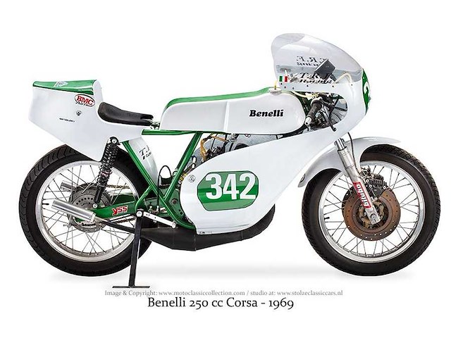 1969 benelli 250cc twin cylinder racer | italian racing motorcycle - afbeelding 15 van  15