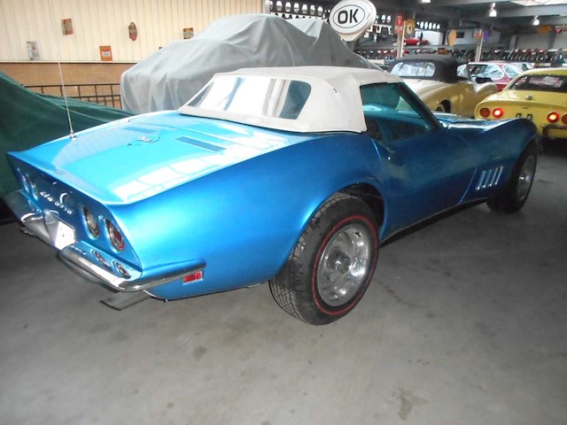 1969 chevrolet corvette convertible | american sports car - afbeelding 21 van  46