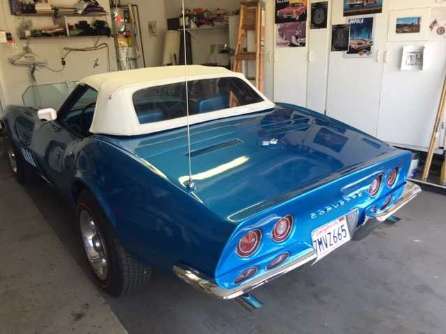 1969 chevrolet corvette convertible | american sports car - afbeelding 28 van  46