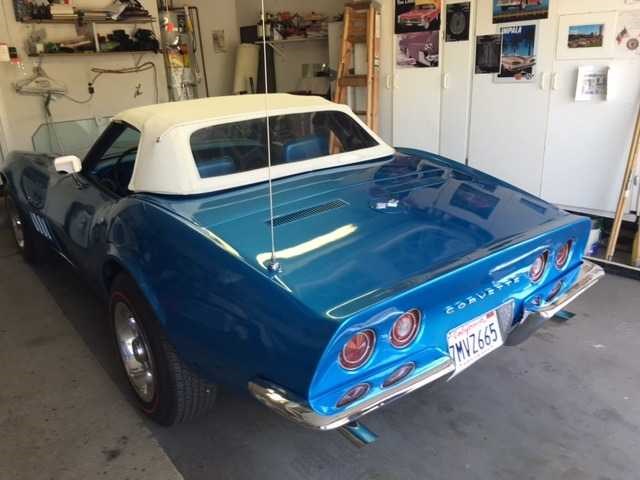 1969 chevrolet corvette convertible | american sports car - afbeelding 35 van  46