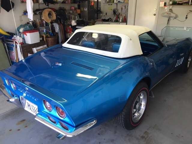 1969 chevrolet corvette convertible | american sports car - afbeelding 36 van  46
