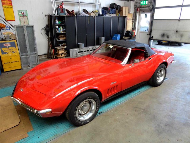 1969 chevrolet corvette roadster | american sports car - afbeelding 23 van  71