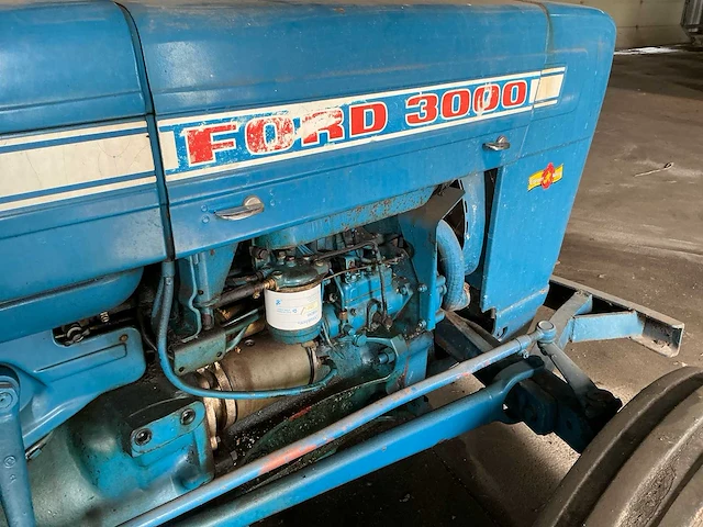 1969 ford 3000 2wd diesel tractor – hydraulische topstang – nl kenteken - afbeelding 15 van  28