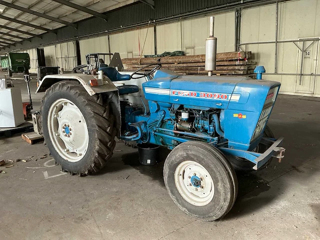 1969 ford 3000 2wd diesel tractor – hydraulische topstang – nl kenteken - afbeelding 1 van  28