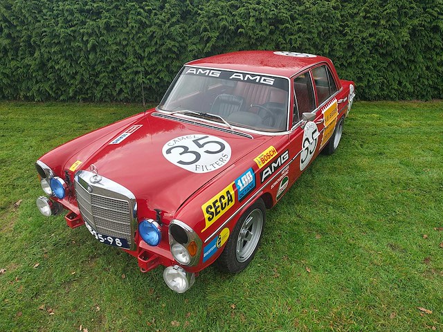 1969 mercedes-benz - red pig amg - 200-280 (w108) - 280 sel - oldtimer - afbeelding 12 van  36