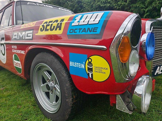 1969 mercedes-benz - red pig amg - 200-280 (w108) - 280 sel - oldtimer - afbeelding 2 van  36