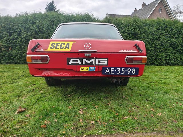 1969 mercedes-benz - red pig amg - 200-280 (w108) - 280 sel - oldtimer - afbeelding 10 van  36